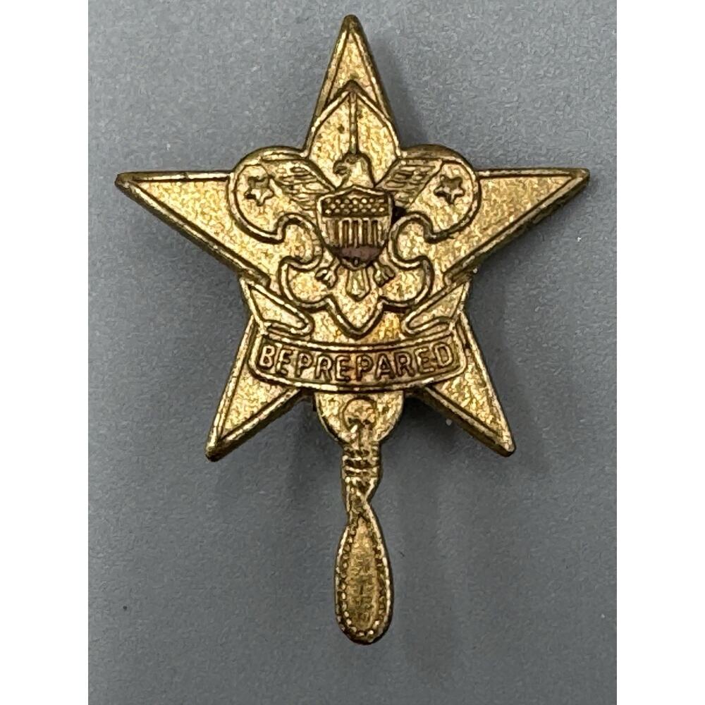 Vintage Boy Scout Uniform Be Prepared Lapel Pin‎